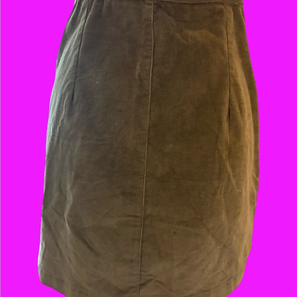 Lulu's Olive Green Deep V Button-Front Women’s Si… - image 5